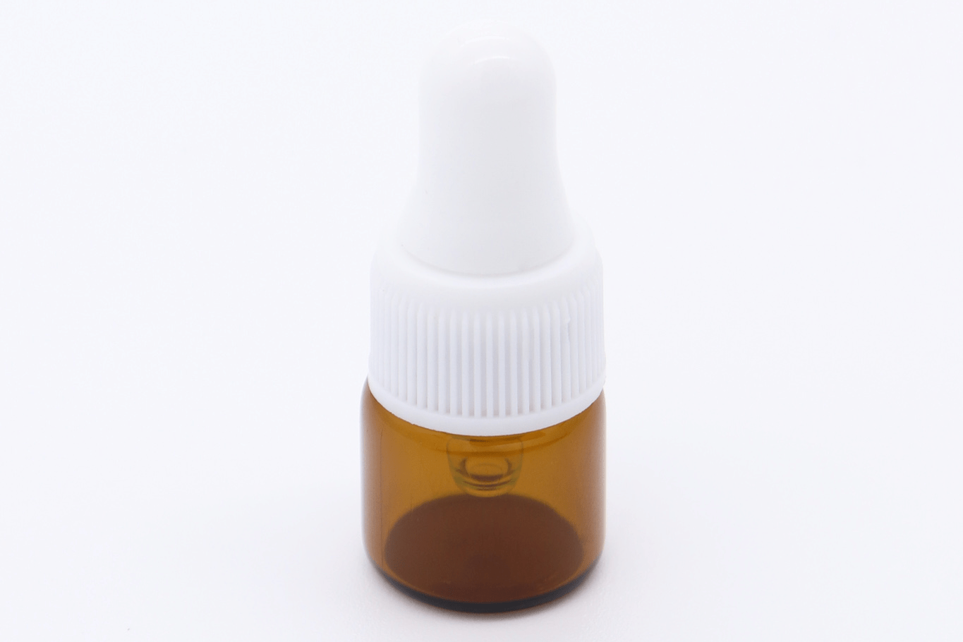 1ml pipettás üveg – fehér (15 db)